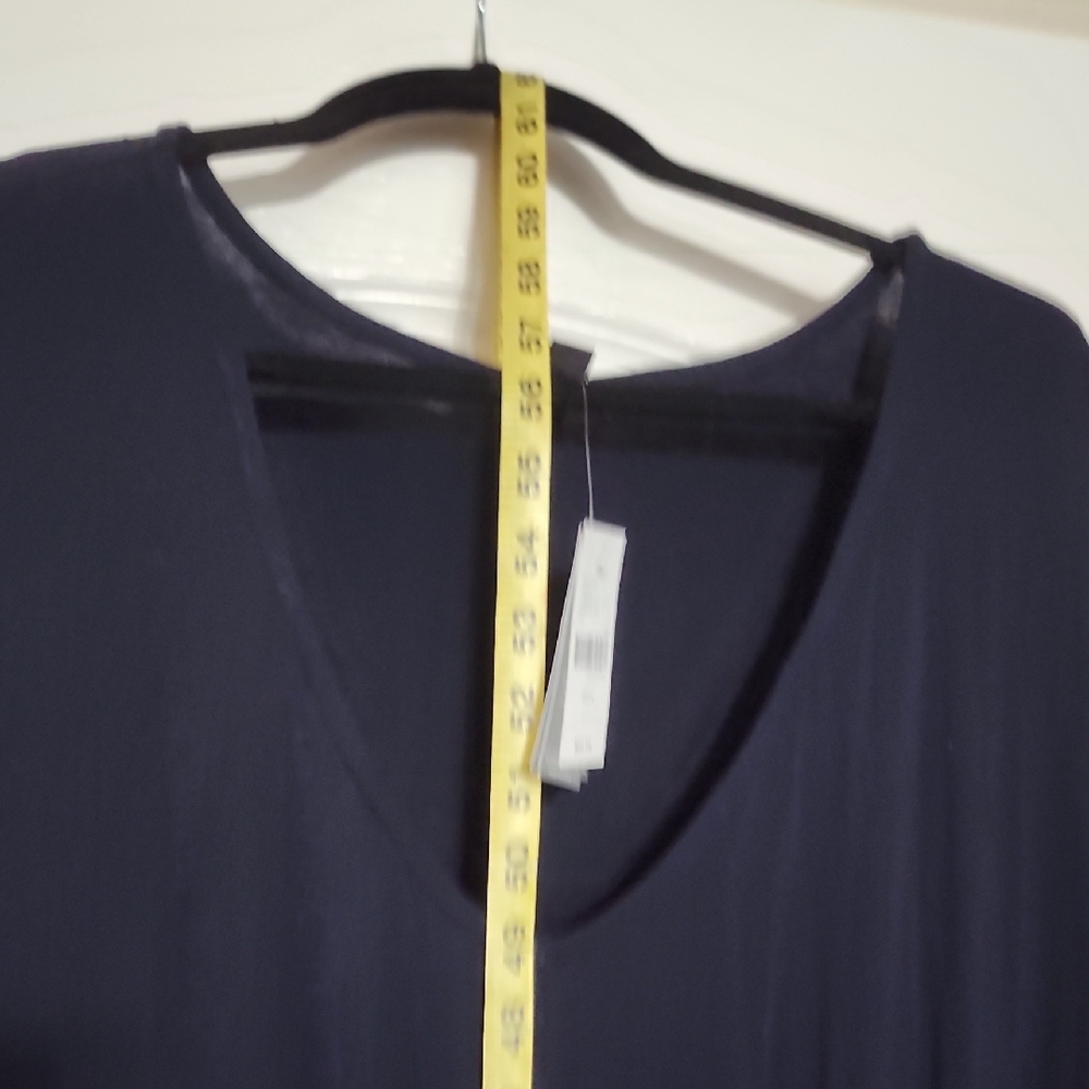 Lane Bryant Navy Blue Tie-Dye Maxi Dress NWT - Picture 6 of 6